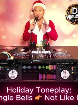 Ho Ho Ho! Holiday Toneplay anybody??? 🎄🎧🎅🔥 #toneplay #djmix #mixingmusic #djwashburn #jinglebells #notlikeus #dj #clubdj #songtransition #weddingdj 