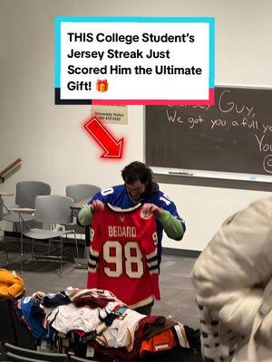 THIS College Student’s Jersey Streak Just Scored Him the Ultimate Gift! #nfl #mlbjerseys #nfljerseys #jersdaythursday #uniswag #jerseys #sportsjerseys #nebraska #college