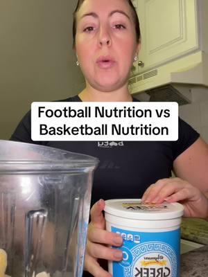 A few differences between Football Nutrition vs Basketball Nutrition #sportsdietitian #CollegeFootball #collegebasketball #ncaa #collegeathlete #d1 #sportcoach #athletictrainer #sportscience #cfb #strengthcoach #nutritiontips 