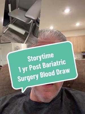 Comming up on 1 year post bariatric surgery. I could not be happier with my progress. Getting labs drawn is an important part if staying healthy.  A big NSV in this video as I initially could not fit in the chair to get my blood drawn. #healthyliving #bariatricsurgerycommunity #bloodwork #vampire #wellnesstok 