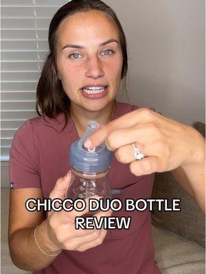 Chicco DUO baby bottle review from a lactation consultant! What are your experiences with this bottle? I offer FREE virtual 1:1 consultations through insurance. If you would like to schedule an appointment with me, click the link in my bio to see if you’re eligible. If approved, you will receive an email from me to schedule an appointment. #ibclc #lactationconsultant #breastfeeding #breastmilk #postpartum #nurse #breastfeedingtips #ftm #exclusivelybreastfeeding #chicco #chiccoduo #babybottle #bottlereview #lactationconsultantsoftiktok 