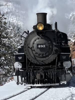 Here comes the Polar Express #durangosilvertontrain #durangoandsilvertonnarrowgaugerailroad #railfanning #trainsoftiktok #traintok #trainspotting #railroad #railfan #railfansoftiktok #steamtrain #durango #durangocolorado 