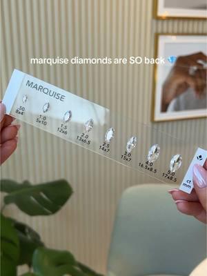 We can’t stop thinking about Selena Gomez’s marquise diamond engagement ring. Which carat size would you choose? #selenagomez #selenagomezengaged #marquisediamond #marquiseengagementring #diamondring #brilliantearth 