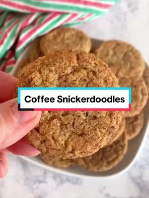 Coffee + Snickerdoodles = a match made in cookie heaven! ☕🍪 These Coffee Snickerdoodle Cookies are soft, chewy, and feature a touch of coffee for a sophisticated twist on a holiday classic. DM me the word “SNICKERDOODLE” and I’ll send you a link to the recipe! #blogger #foodblogger #food #easymeals #EasyRecipe #rochester #rochesterny #newyorkblogger #rochesterblogger #hotmess #snickerdoodle #coffee #cookies https://www.thelifejolie.com/coffee-snickerdoodles/