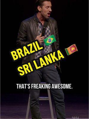 Software got him the best seat in the house, but still can't teach him to samba 🤣  #srilanka #brazilian #maxamini #standupcomedy #fyp 