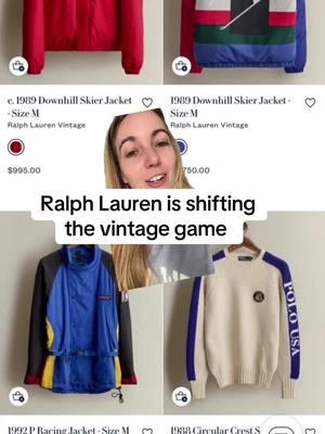 Should more designers follow  in Polo Ralph Lauren footsteps and sell their own vintage pieces? I wish we saw brands like Louis Vuitton and Chanel doing this #vintagestyle #vintagebags #vintagefashion #ralphlaurenpolo #poloralphlauren #greenscreen 