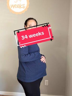 Playing catchup! Mama is sore!! And I dont hide it the best in my face 😂 but I am holding on to every single second I have with our sweet babe inside of me. #34weeks #34weekbumpdate #bumpdate #babybump #34weekspregnant #pregnant #pregnancyjourney #pregnancyafterweightloss #pregnancyafterwls #bariatricpregnancy #bariatricbaby #pregnancyafterpcos #pcospregnancy #pcoswarrior #prenancyafterinfertility #infertiletopregnant #infertility #ttc #tryingtoconceive #pcoscommunity #weightlosssurgery #bariatricsurgery #bariatricmama #momtok #MomsofTikTok #3under3 #dueinjanuary #momof3  #firstpregnancy #mypregnancyjourney  