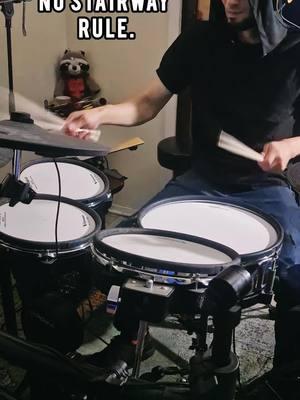 my 1st attempt at this song! can't call yourself a drummer without trying those Bonham triplets! Have a great weekend! #drumcover #drumfill #drumlife #drumfam #ledzeppelin #stairwaytoheaven #drumtok #drummers #drumstick #drumgroove #coversong #drumuniversity #drumsdrumsdrums #drumming #drums 