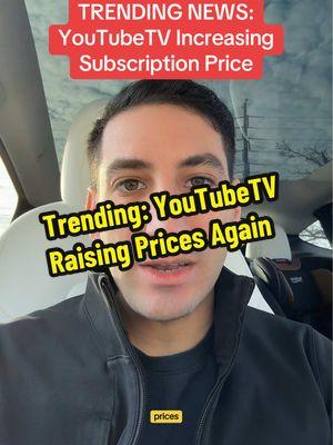 Trending: YouTubeTV is raising its subscription price yet again #youtubetv #youtube #alphabet #google #technews #trending #trendingnews #news #streamingservices #greenscreen 