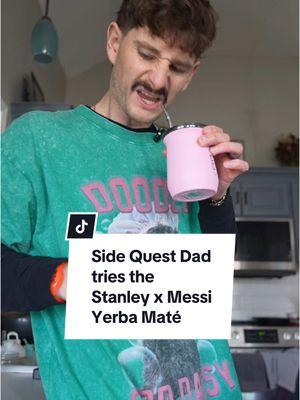 Making Yerba Maté with the new @Stanley Brand and Messi collab. Full vlog on YT. . #sidequestdad #messi #stanley #yerbamate 