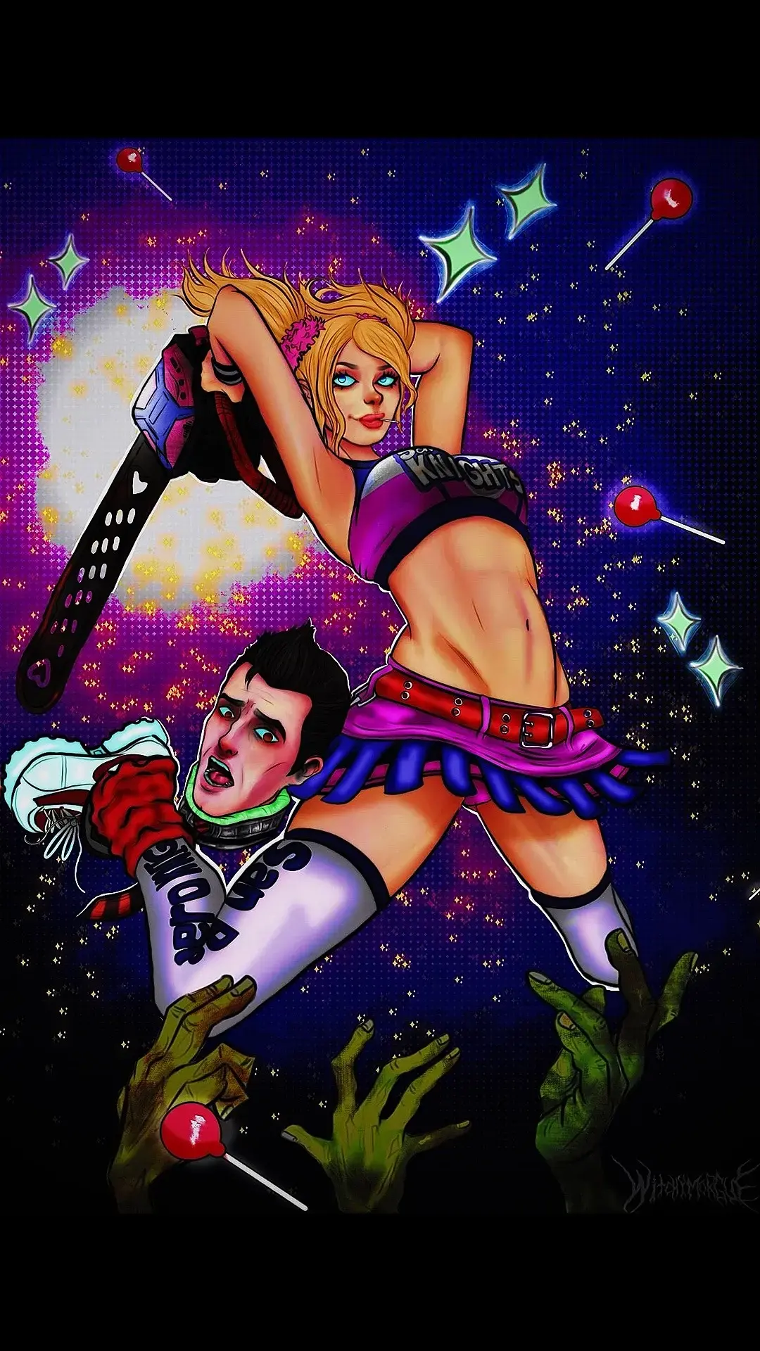 #julietstarling #lollipopchainsaw #lollipopchainsawrepop #fanart #witchymorgue 