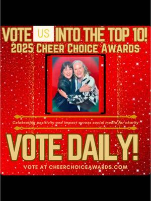 We have advanced again!!! To see US in the Top 10 please vote! You can vote daily! @Cheer Choice Awards www.cheerchoiceawards.com Dance Novice Dababyboomers  #dababyboomers #fyp #66andfabulous #vote #cheerchoiceawards #inspiringageneration 