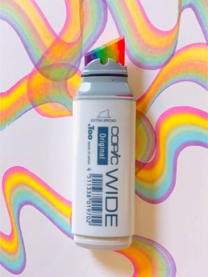 Copic Marker refill rainbow #copic #satisfyingvideo #asmr