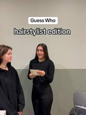 Guess the hairstylist (FOLLOW MY YOUTUBE - Lucy_seitz) #guesswhogame #hairsalon #guessing #beautyschool #lucyseitz #hair #cosmetology