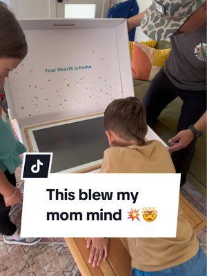 This blew my mind a little bit 💥 🤯  Hang with me here- Pretend you were in the middle of a big project. In walks a coworker who grabs your hand and makes you go with them to something you did not have planned at all. You might be busy and have some feelings rise up. I think that is completely valid.  This might be how our kids feel sometimes. Sure, as a parent you might have told them several times already where you were about to go but they were deep in tunnel visions, aka their “big project”.  What if we give them an opportunity to see their plans for each day that way they are able to set up their expectations for the day? Hearth Display gives each family member a column on the calendar. Whether you are 4 or 40 you can see what the family schedule looks like each day and what your role might look like that day.    #familylife #familyschedule #kidsroutines #kidroutine #momlife #momhack #mom #digitalcalendar #familycalendar #familygoals 