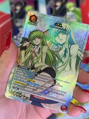 NEW RELEASE! Code Geass from Union Arena finally dropped and we are EXCITED! Started off strong with a C.C. box to show off!  Limited quantity available in shop so some and get it while you can!  #unionarena #unionarenatcg #codegeass #pokemontcg #pokemoncards 