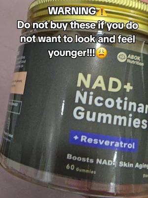 #NAD+ #nicotinamide #gummies #TikTokShop #healthy  #SelfCare 