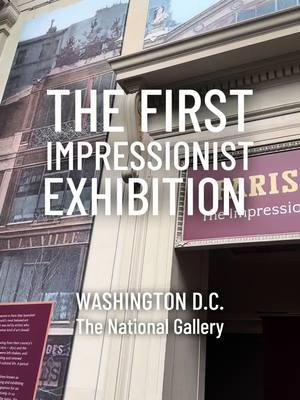 Impressionists 1874 National Gallery Washington DC #nationalgallery #benellis #washingtondc #impressionist #impressionistart #painting #monet #paris #asmr #unintentionalasmr 