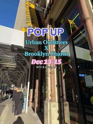 ✨ NYC/IRVINE POP UP W// @urbanoutfitters THIS WEEKEND!  HOURS: 11am - 6:30pm Join us on each coast this weekend from Dec 13-15 to design your own custom jewelry! 🎉 Let’s make some magic happen! #BrooklynCharm #PopUpShop #CustomJewelry #HolidayGifts #FindingsMarket #UrbanOutfitters #urbanoutfittersbeauty #U#IrvineCA #sohonyc 