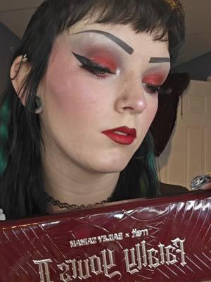 first look with my meltcosmetics x Bailey sarian #fatallyyours2 collab. this palette is unreal and I can not believe how good these lipsticks are! 10/10 #mua #smallmua #baileysarian #meltxbaileysarian #meltcosmetics #meltmakeup #altgirl #altbaddie #thebest 