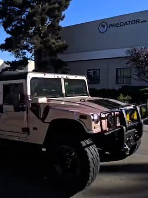 Final road testing before heading to Miami #hummerh1 #predatorinc #humvee #hummerh1alpha #h1alpha #predatorincofficial #customhummer #pinkhummer #rosegoldcar #hmmwv 