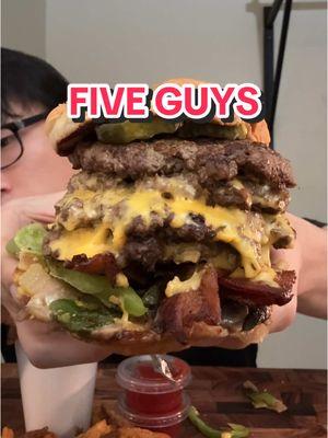 #fiveguys #fiveguysmukbang #mukbangeatingshow #Foodie #eating #mukbang #fypage 