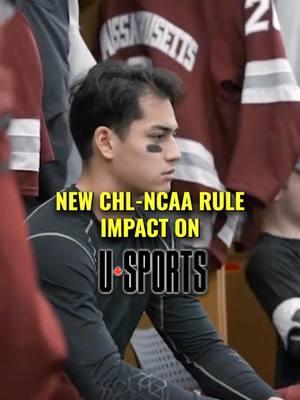 CHL-NCAA Rule Impact on U Sports 🏒 #ahadvising #ahaplus #advising #advisor #hockey #player #fyp #usports #NCAA