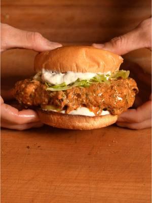 Spicy Ranch Chicken Sandwich #ranch #chickensandwich 