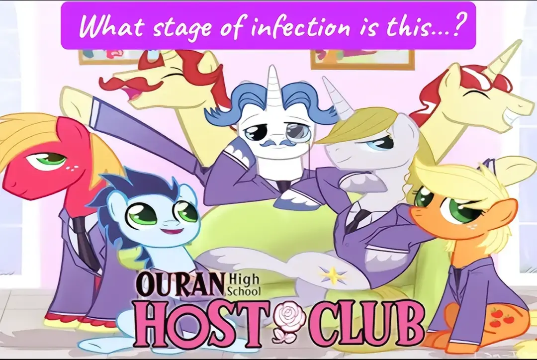 Hopefully close to death #ohshc #ouranhighschoolhostclub #mlp #mylittlepony #mylittleponyfriendshipismagic #mlpinfection #whatstageofinfectionisthis #fanart 