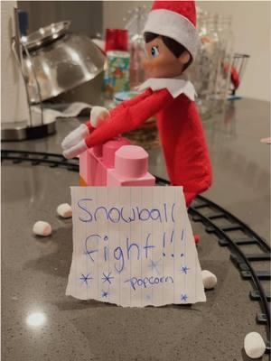 The kids loved this one!! #youngmom #momof3 #leefamily #toddlermom #elfontheshelf #christmas #almostchristmas #elf #popcorntheelf #elfontheshelfideas #december2024 