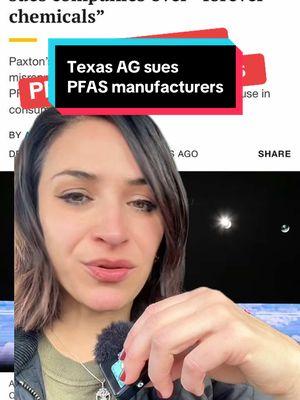 Apparently its backwards day - Texas’ attorney general Ken Paxton actually does something good and sues DuPont & 3M for deceiving the public about PFAS #pfas #kenpaxton #texas #sewagesludge 