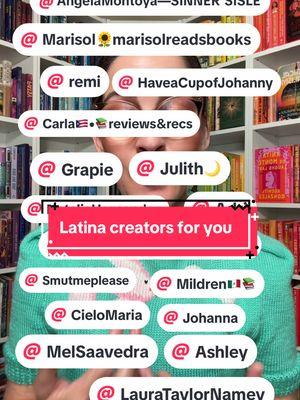 @Maria | Latina Content Creator #latinacreatorsforyou is a wonderful initiative! I’ve tagged some of my favorite bookish content creators for you yo follow at the :40 mark of this video and will also tag them in thr comments! #latinacreators #latinxbooktok #latinabooktok #tomesandtextiles 