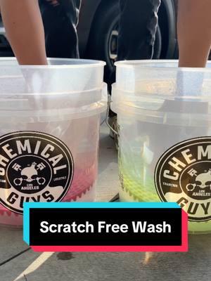 Easiest way to take care of your ride!😎 Share this with a friend that needs to try this! 👥🔥 #carwashhack #howto #autodetailing #cardetailing #scratchfree #carcare #detailingcars #detailing101 #twobucketmethod #bucket #carwash