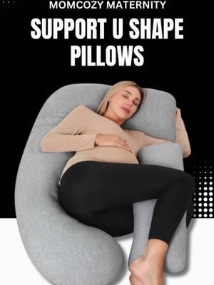 Ultimate comfort for moms-to-be! 🤰💤 The U-shaped Momcozy Maternity Support Pillow is a game-changer for restful nights. 🌙✨  #momcozy #maternitypillow #pregnancycomfort #momlife #restfulnights #supportpillow #musthaveformoms #pregnancyessentials #cozyandcomfy #tiktokmomfinds #momtobelife #pregnancyproduct #selfcareformoms #momcomfort #tiktokmademebuyit 