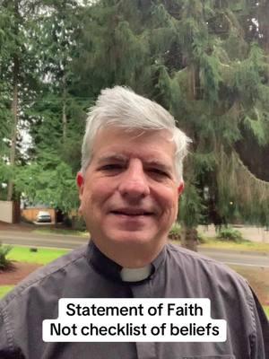 #statementoffaith is not a list of #doctrine #beliefs #creed #ordination #presbyterian #edmonds #edmondspres #pcusa #wcf #confessions 