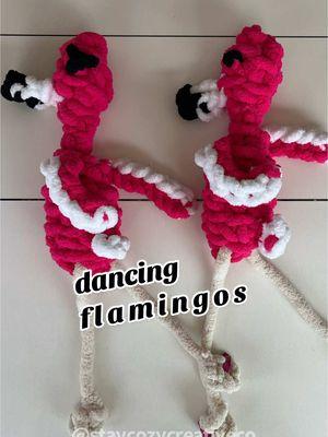 🦩 Two fluffy flamingos are now available at StayCozyCo.com, along with several of my cozy, handmade items that are made and ready to ship in time for Christmas. Bonus: most are discounted! Thanks for shopping small this holiday season 🩷 Stay cozy, Jess #flamingo #handcrochet #crochetstuffedanimals #crochetstuffies #handmadeholiday #staycozycreativeco 