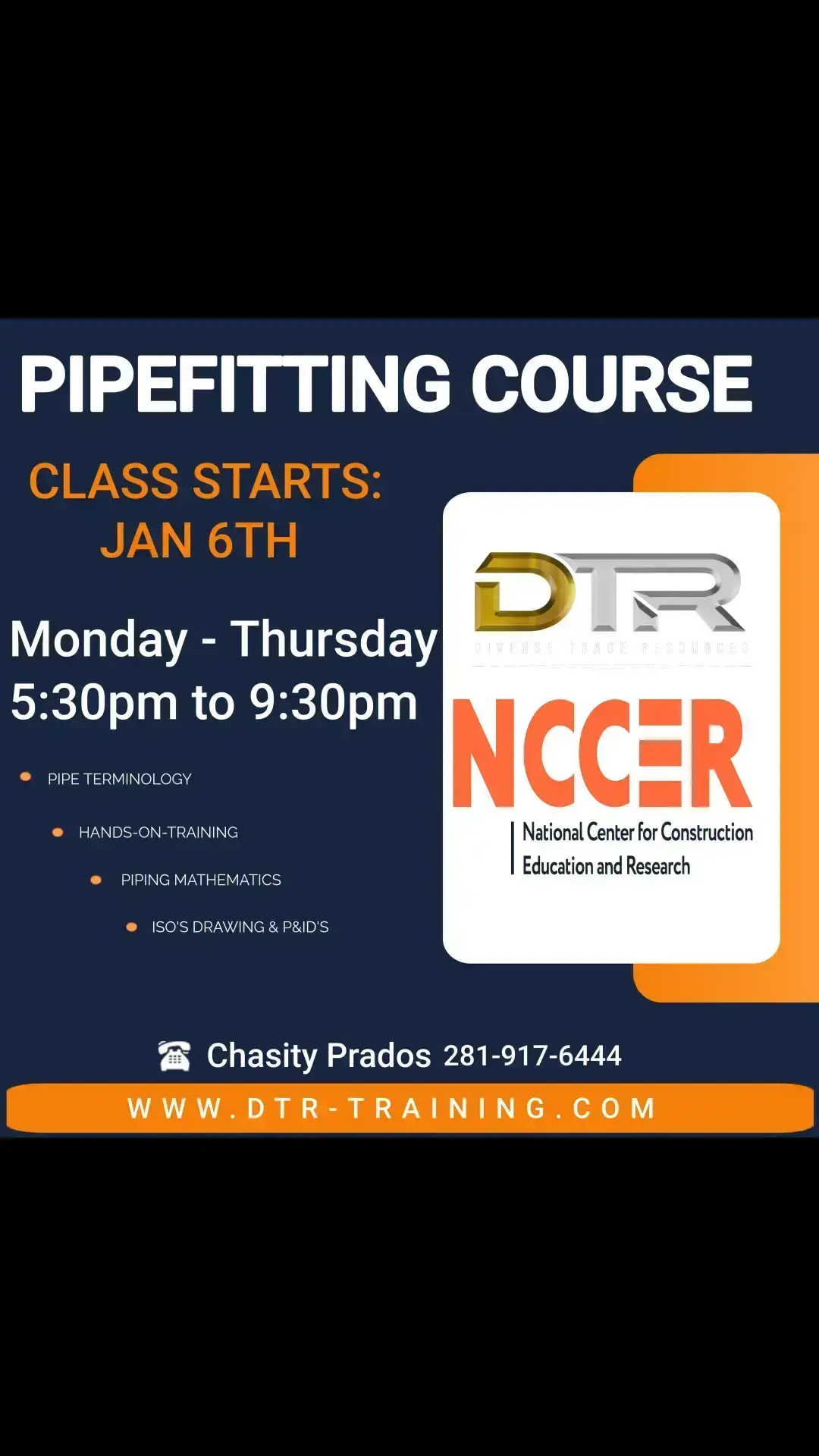 "Kickstart your new year the right way! Secure your spot in the pipefitting class starting on January 6th. Invest in yourself and your future today!  #NewYearNewCareer #PipefittingClass #pipefitting 