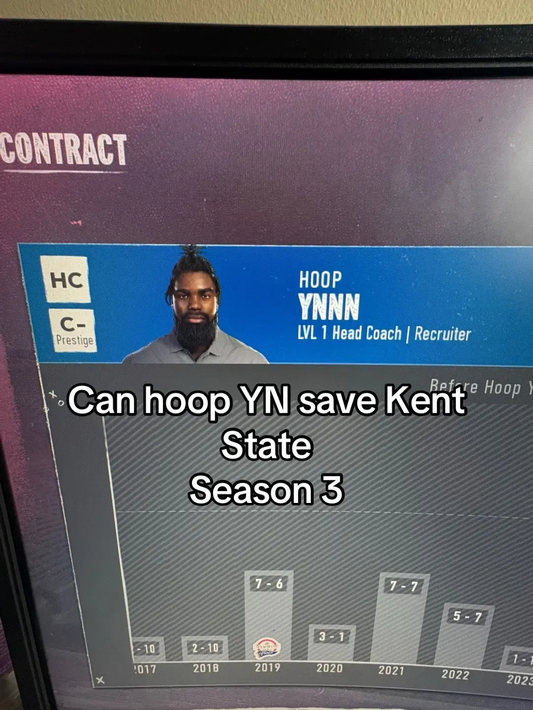 #yn #hoopynnn #ncaa25 #kentstate #rebuild #ncaafootball #ncaa25football #cfp 