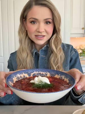 Krassniy borscht (beet soup) & pierogies for lunchik today 🍲 #borscht #borsch #ukrainian #russianfood #slavic #slav #slavictiktok #sovietunion #pierogies 