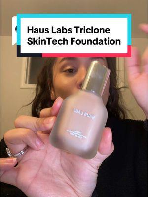 Replying to @🌙Katie✨ this foundation literally just looks and feels like my skin #hauslabsfoundation #hauslabs #tricloneskintech #skincaremakeup #serumfoundation #foundation 