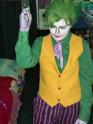 The Lego movie is so funny guys, please watch it again #Batman #TheJoker #thejokercosplay #dc #dccomics #dccomicscosplay #batmancosplay #jokercosplay 