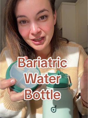 Literally a game changers for a bariatric patient on the go #bariatric #bariatriccommunity #rny #vsg #waterbottle #tumblr #watergoals 