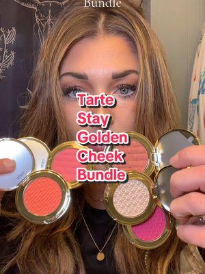 @tarte cosmetics Stay Golden Cheek Bundle #fypage #fypシ゚viral #tiktokshopholidayhaul #fashionlookbook #tarte #tartecosmetics #tartebundle #tartebundles #tartedeals 