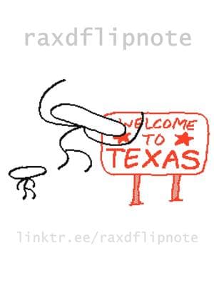 everything's bigger in texas #animation #flipnote #3ds 