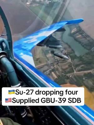 Ukrainian Air force Su-27 Flanker dropping four US supplied GBU-39 SDB glide bomb #ukrainianairforce #su27flanker #su27ukraine #gbu39 #glidebomb #ukraine #ukrainetiktok #ukrainerussia #ukrainevsrussia #ukrainewar #ukrainewarlatestnews #ukrainewarfootage #ukrainianwar #russianarmy #russia #russiawar #russiavsukraine #ukrainerussiawar #militarytiktoks #militarytiktok #warfootage #combatfootage #war #military #fyp #foryoupagе #militarynews #militaryupdate #warnews #warupdate 