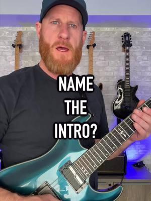 Name the Intro? #Guitar #guitarplayer #guitarlessons #guitarteacher #learnguitar #electricguitar #playguitar #howtoplayguitar #whammybar #guitaressentials #songintro