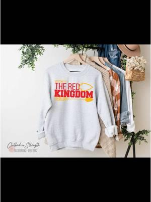 Best Seller this week. Welcome to the Red Kingdom crewneck sweatshirt. #redkingdom #welcometotheredkingdom #kansascity #kansascitychiefs #chiefs #chiefskingdom #chiefsnation #chiefsfootball #chiefsfans #kckingdom #techn9ne 