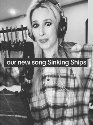 🚨 NEW SINGLE ALERT! 🚨 My new track "Sinking Ships" is OUT NOW on all platforms! 🎧🔥 It’s a personal anthem about calling out those hiding behind power & status, and flipping the script on a sinking industry. Big shoutout to Brian Vodinh, David Bendeth, and Mike Ferretti for helping bring this one to life! Stream it NOW and let’s rock out! 🚢💥 #SinkingShips #NewMusic #OutNow #linkinbio #rocksong #femalerockers 