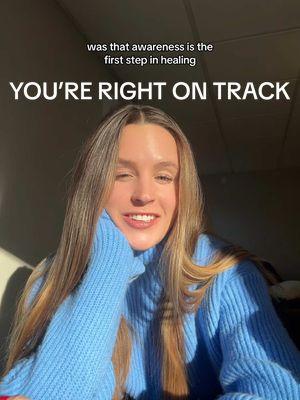 you’re right on track #awareness #consciousnessshift #consciousnessawakening #healing #empowerment #progressnotperfection 