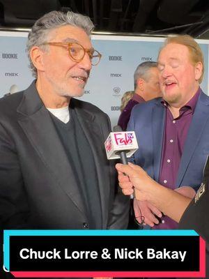 Chuck Lorre & Nick Bakay detail their new show on @HBO “BOOKiE” starring @Sebastian Maniscalco @Chuck Lorre #chucklorre #nickbakay #FabTV #exclusive #redcarpet #fernandoescovar #bookie #hbo 